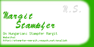 margit stampfer business card
